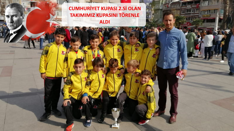 Cumhuriyet Kupası 2.lik Ödülümüzü Aldık